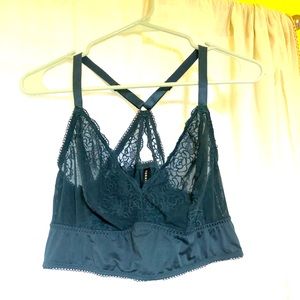 TORRID Dark Blue Bralette Size 2